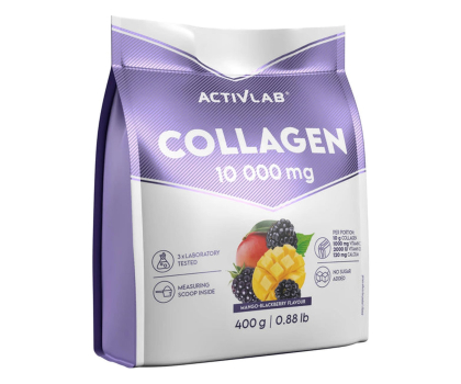 Zdrowa żywność Activlab Collagen 10 000 mg Smak mango - jeżyna (folia flatbottom 400